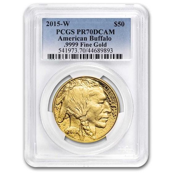 2015-W 1 oz Proof Gold Buffalo PR-70 PCGS 2015-W 1 oz Proof Gold Buffalo PR-70 PCGS
